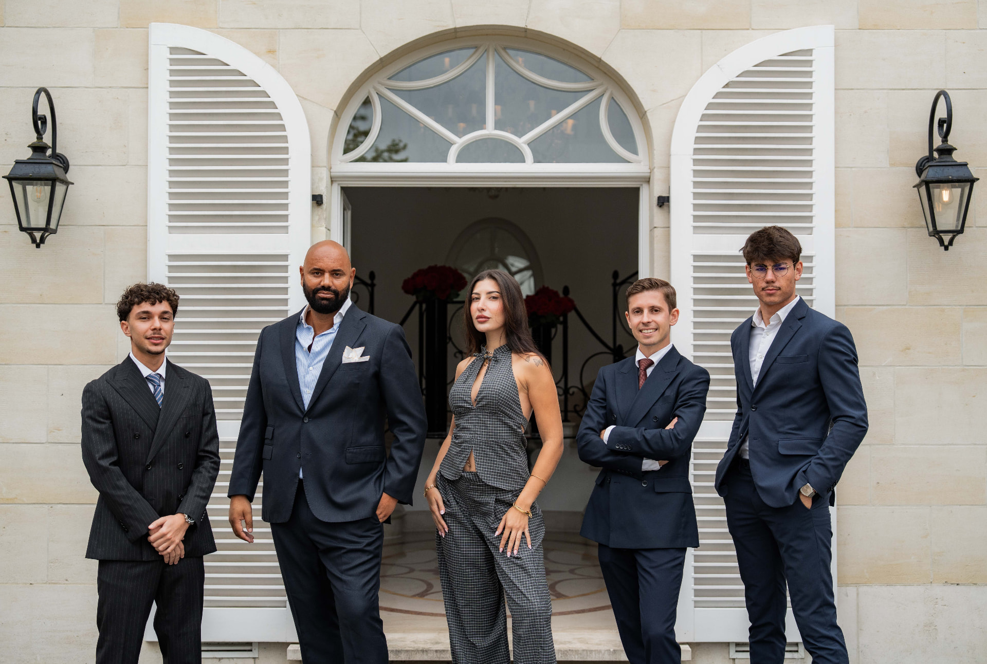 The people behind the house
